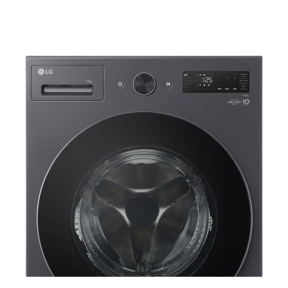 เครื่องซักผ้าฝาหน้า LG F2520SNEG 20 กก. 1100 RPM อินเวอร์เตอร์ สีเทาเข้ม