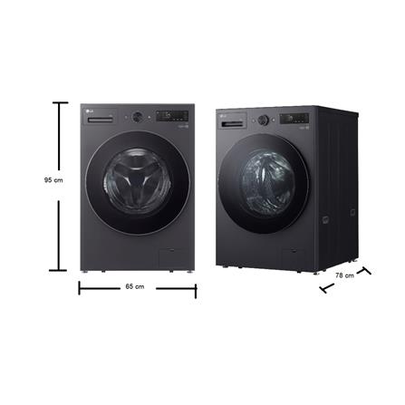 เครื่องซักผ้าฝาหน้า LG F2520SNEG 20 กก. 1100 RPM อินเวอร์เตอร์ สีเทาเข้ม_6