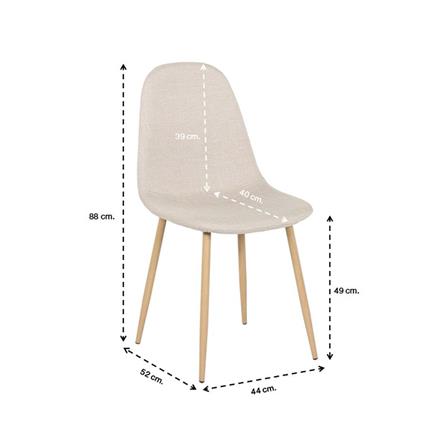 ชุดโต๊ะทานข้าว 2 ที่นั่ง SB FURNITURE JANORA-A80&LASTA 59062969 สีขาว_7