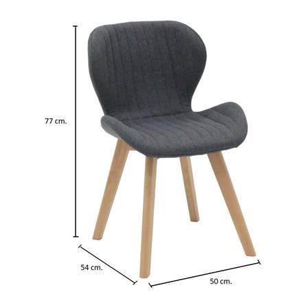 ชุดโต๊ะทานข้าว 4 ที่นั่ง SB FURNITURE JANORA-A80&YEARLING 59062989 สีขาว_5