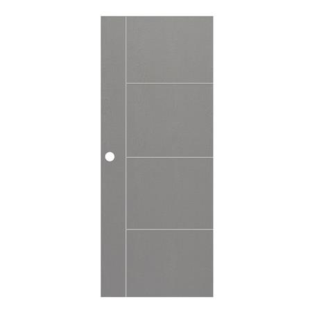 ประตูภายนอก UPVC MODERNWOOD MWNR004 90x200 ซม. สีเทา_0