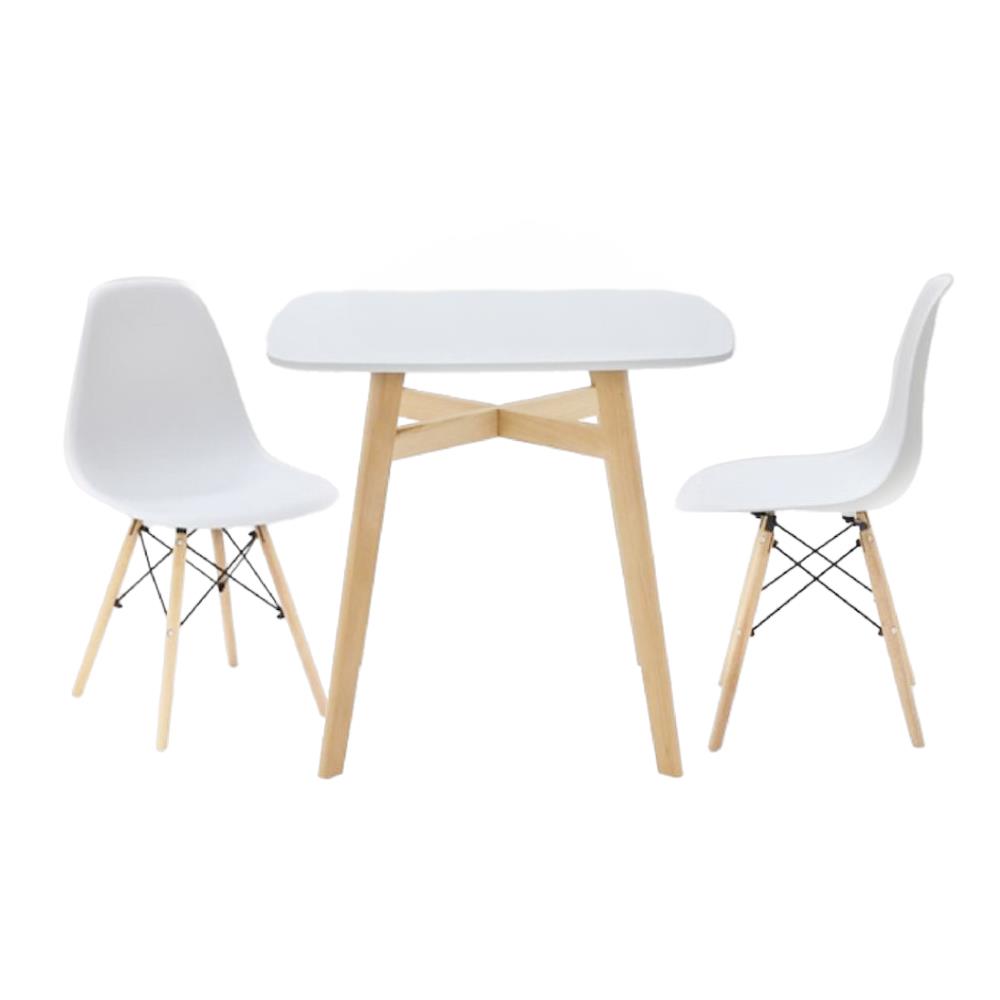 ชุดโต๊ะทานข้าว 2 ที่นั่ง SB FURNITURE JANORA-A80&JOTO 59062964 สีขาว