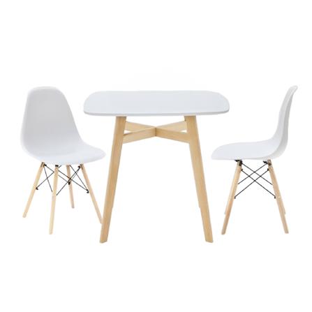 ชุดโต๊ะทานข้าว 2 ที่นั่ง SB FURNITURE JANORA-A80&JOTO 59062964 สีขาว_0