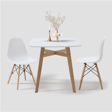 ชุดโต๊ะทานข้าว 2 ที่นั่ง SB FURNITURE JANORA-A80&JOTO 59062964 สีขาว_5