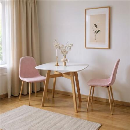 ชุดโต๊ะทานข้าว 2 ที่นั่ง SB FURNITURE JANORA-A80&LASTA 59062968 สีขาว_4