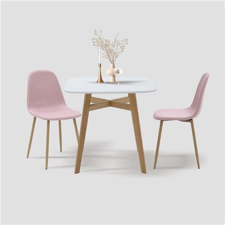 ชุดโต๊ะทานข้าว 2 ที่นั่ง SB FURNITURE JANORA-A80&LASTA 59062968 สีขาว_5