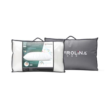 หมอนหนุน ไมโครไฟเบอร์ FROLINA ZEN RELIEF PRO S BAG 19x29 นิ้ว สีขาว_4