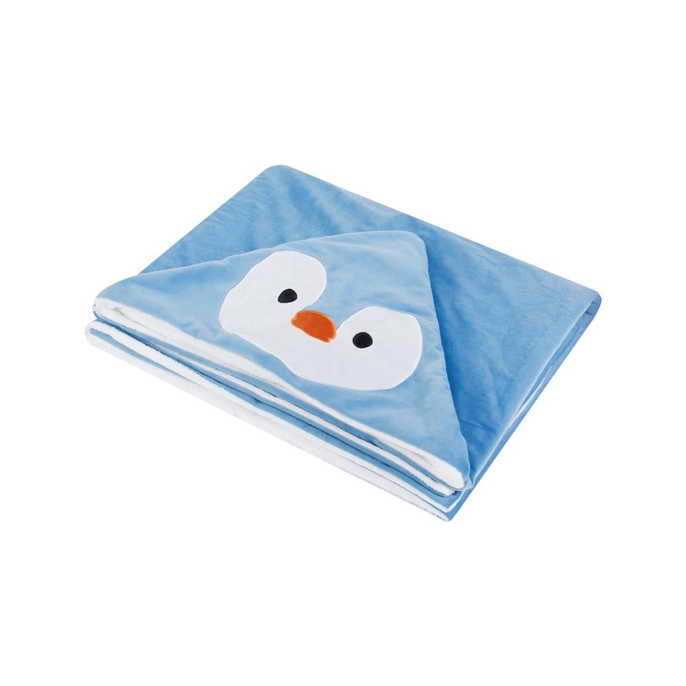 ผ้าขนหนู SNAZZ HOOD LITTLE-B 27x54 นิ้ว สี BLUE