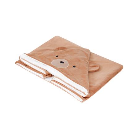 ผ้าขนหนู SNAZZ HOOD LITTLE-B 27x54 นิ้ว สี BROWN_0