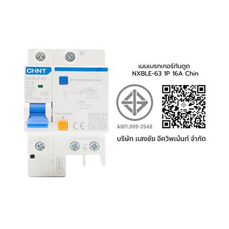 เมนเบรกเกอร์กันดูด 63 แอมป์ 1 โพล CHINT NXBLE-63_4
