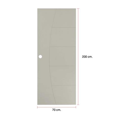 ประตูภายนอก UPVC MODERNWOOD MWN024 70x200 ซม. สีเบจ_4