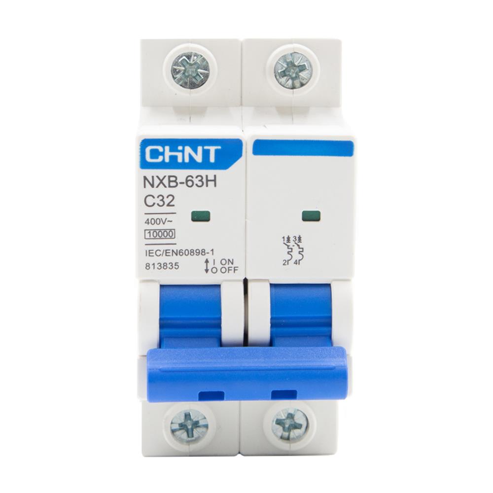 เมนเบรกเกอร์กันดูด 40 แอมป์ 2 โพล CHINT MCB NXB-63H