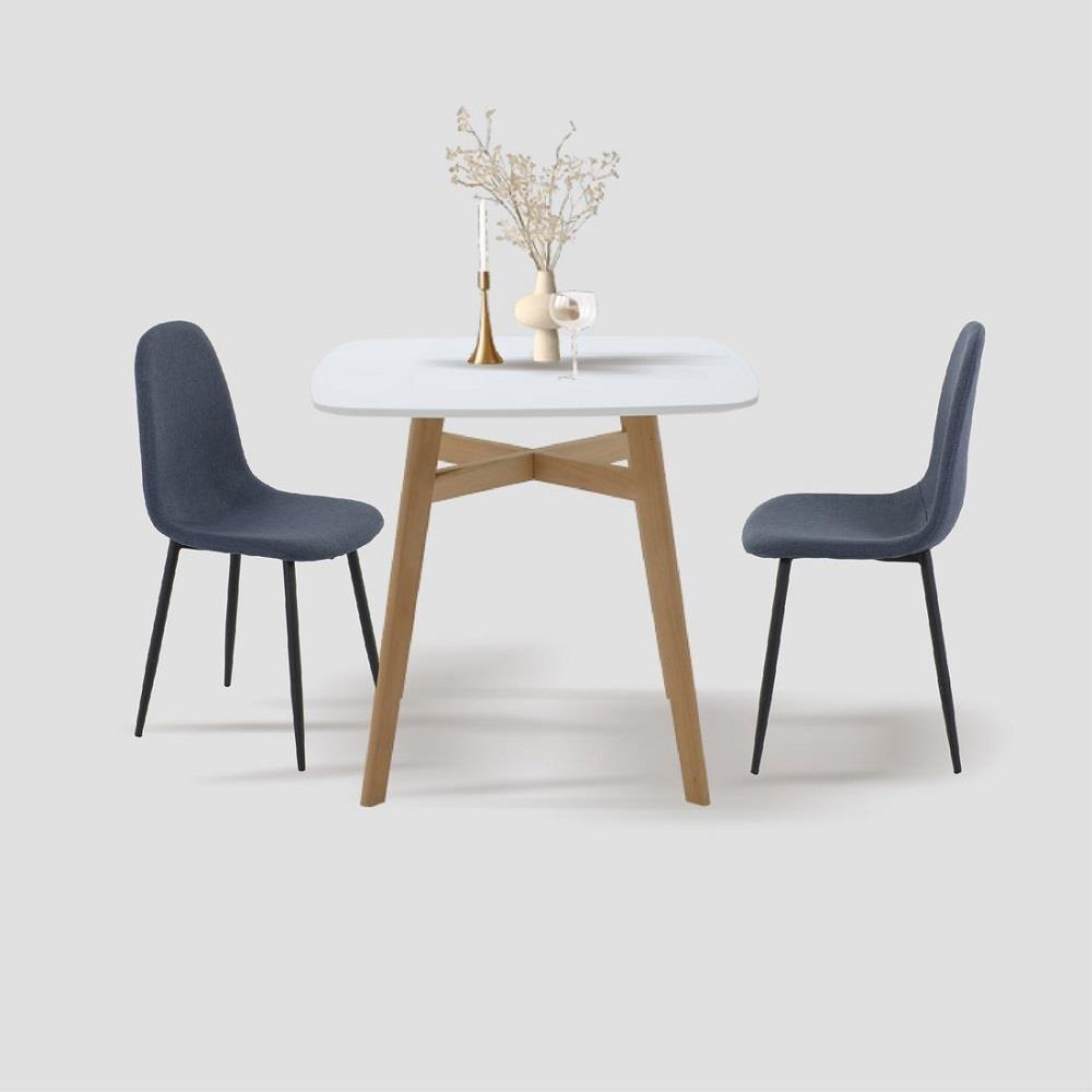 ชุดโต๊ะทานข้าว 2 ที่นั่ง SB FURNITURE JANORA&LALADA 59062979 สีขาว