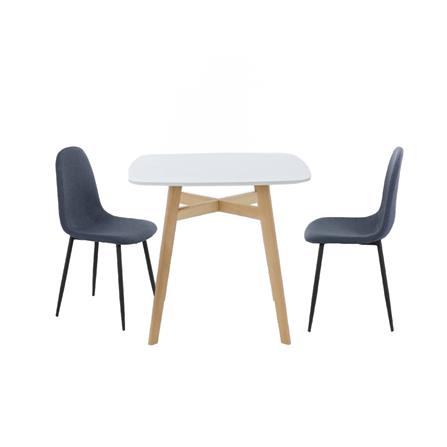 ชุดโต๊ะทานข้าว 2 ที่นั่ง SB FURNITURE JANORA&LALADA 59062979 สีขาว_0