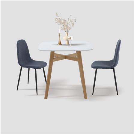 ชุดโต๊ะทานข้าว 2 ที่นั่ง SB FURNITURE JANORA&LALADA 59062979 สีขาว_5