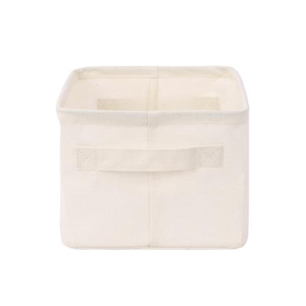 ถังผ้าเหลี่ยมเตี้ย PLIM SIMPLE SIZE S สีครีม_1