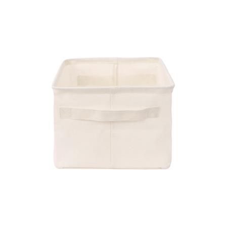 ถังผ้าเหลี่ยมเตี้ย PLIM SIMPLE SIZE M สีครีม_1