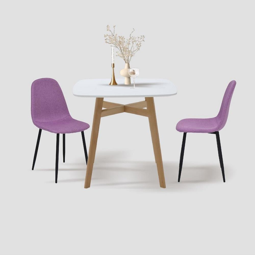 ชุดโต๊ะทานข้าว 2 ที่นั่ง SB FURNITURE JANORA&LALADA 59062978 สีขาว