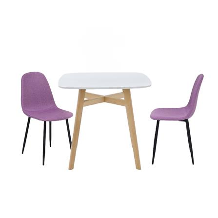 ชุดโต๊ะทานข้าว 2 ที่นั่ง SB FURNITURE JANORA&LALADA 59062978 สีขาว_0