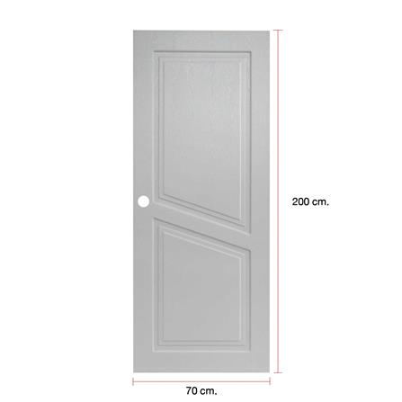 ประตูภายนอก UPVC MODERNWOOD NEO CLASSIC 70x200 ซม. สีเทา_4