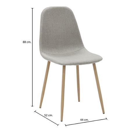 ชุดโต๊ะทานข้าว 4 ที่นั่ง SB FURNITURE JANORA-A80&LASTA 59062983 สีขาว_6