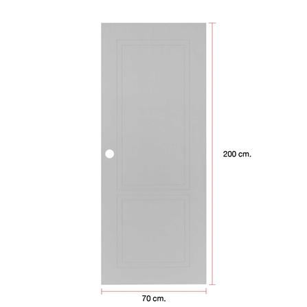 ประตูภายนอก UPVC MODERNWOOD MWN025 70x200 ซม. สีเทา_4