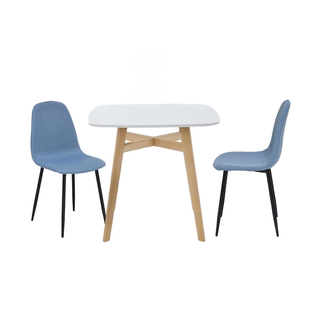 ชุดโต๊ะทานข้าว 2 ที่นั่ง SB FURNITURE JANORA&LALADA 59062976 สีขาว