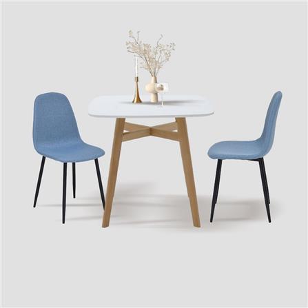 ชุดโต๊ะทานข้าว 2 ที่นั่ง SB FURNITURE JANORA&LALADA 59062976 สีขาว_4