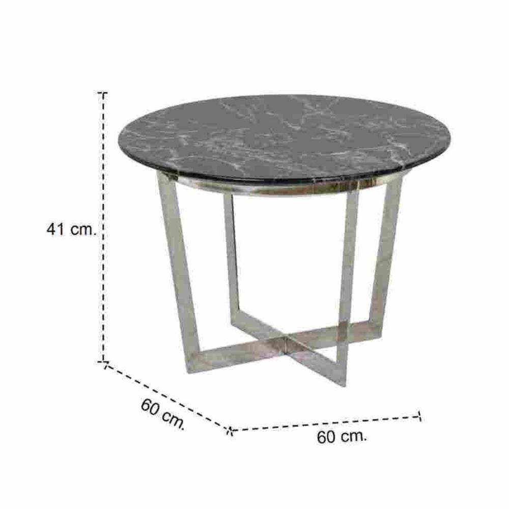 โต๊ะข้าง SB FURNITURE FIJI-D 19114356 60 ซม. สีดำ