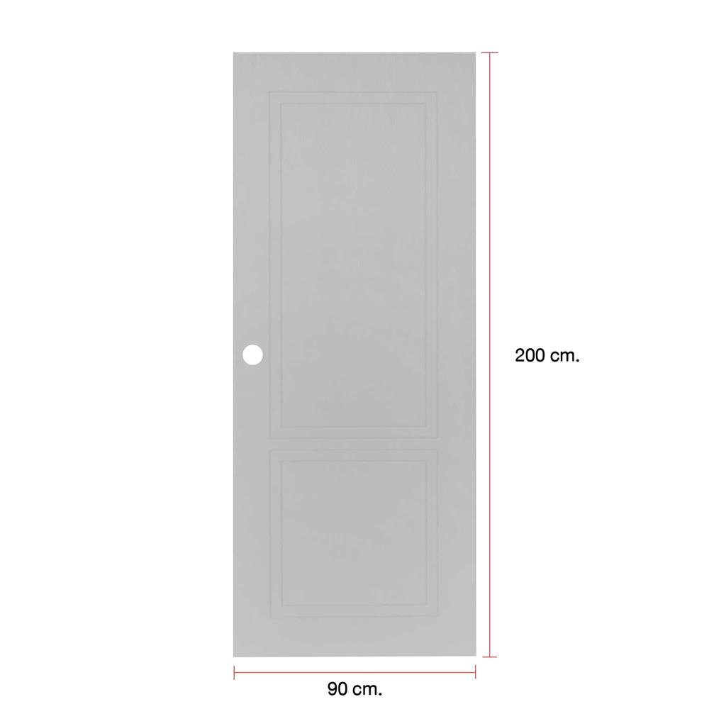 ประตูภายนอก UPVC MODERNWOOD MWN025 90x200 ซม. สีเทา
