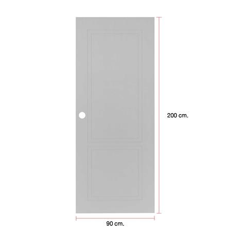 ประตูภายนอก UPVC MODERNWOOD MWN025 90x200 ซม. สีเทา_4