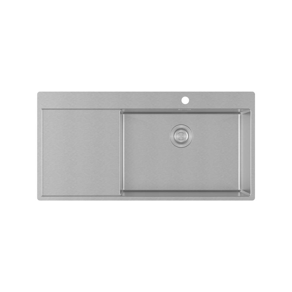 ซิงค์ฝัง 1 หลุม 1 ที่พัก FRANKE BXX211-10E LHD 100 ซม. สีเงิน