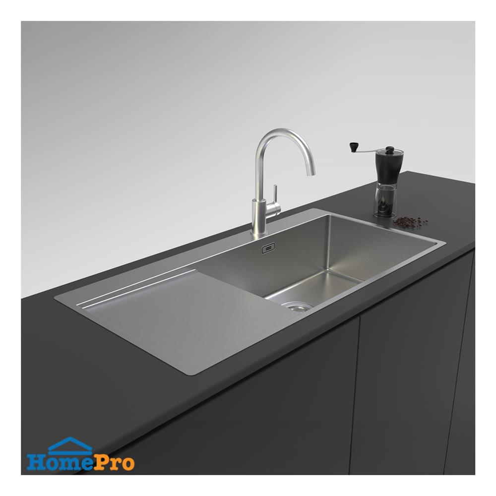 ซิงค์ฝัง 1 หลุม 1 ที่พัก FRANKE BXX211-10E LHD 100 ซม. สีเงิน