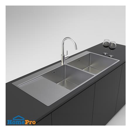 ซิงค์ฝัง 2 หลุม 1 ที่พัก FRANKE BXX221-10E LHD 120 ซม. สีเงิน_1