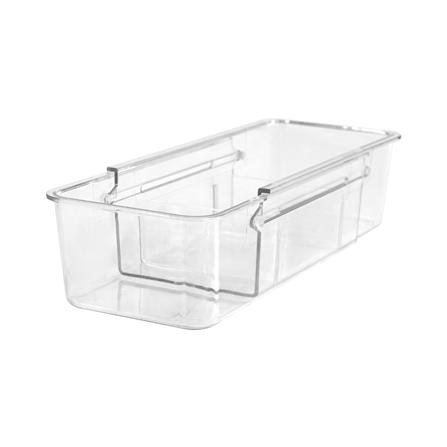 กล่องเก็บของปรับขนาดได้ KECH GLOSSY SIZE M สีใส_1