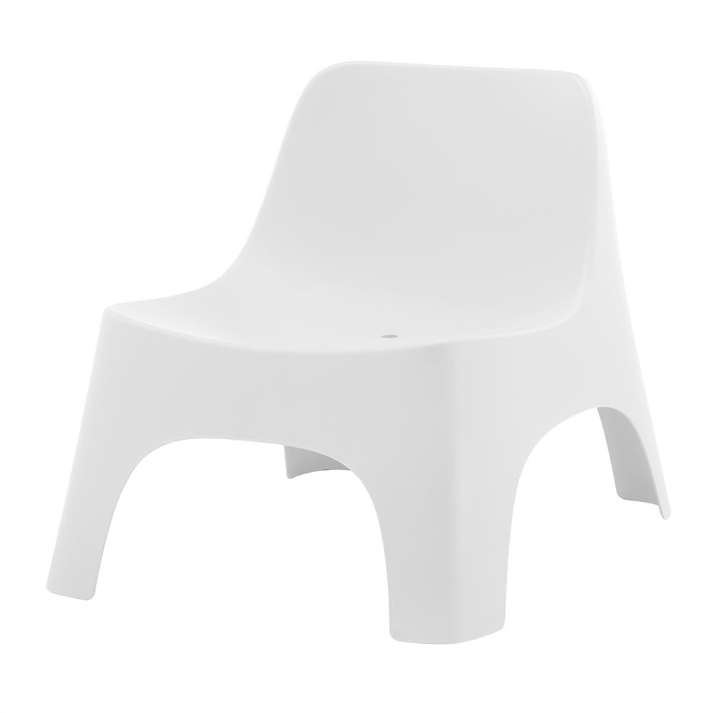 เก้าอี้พลาสติก SPRING DEWEY สีขาว