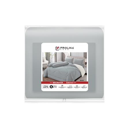 ชุดผ้าปูที่นอน 5 ฟุต (ชุด 6 ชิ้น) FROLINA MICROTEX SF033_3