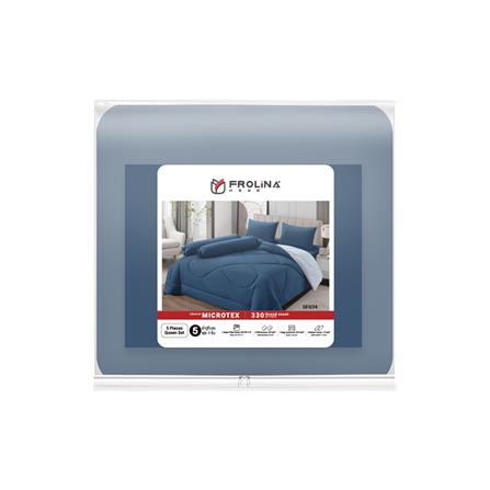 ชุดผ้าปูที่นอน 5 ฟุต (ชุด 6 ชิ้น) FROLINA MICROTEX SF034_3