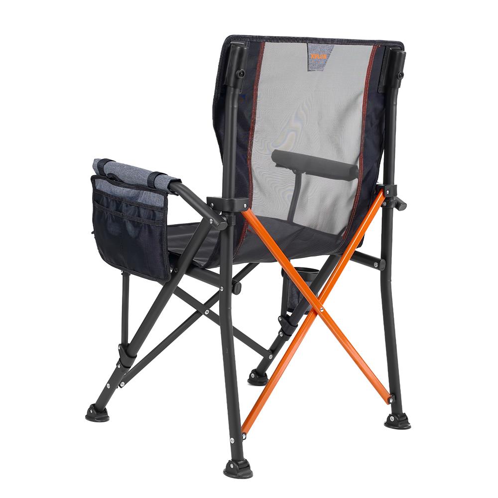 เก้าอี้แคมป์ปิ้ง SPRING XL XPLOR สีเทา