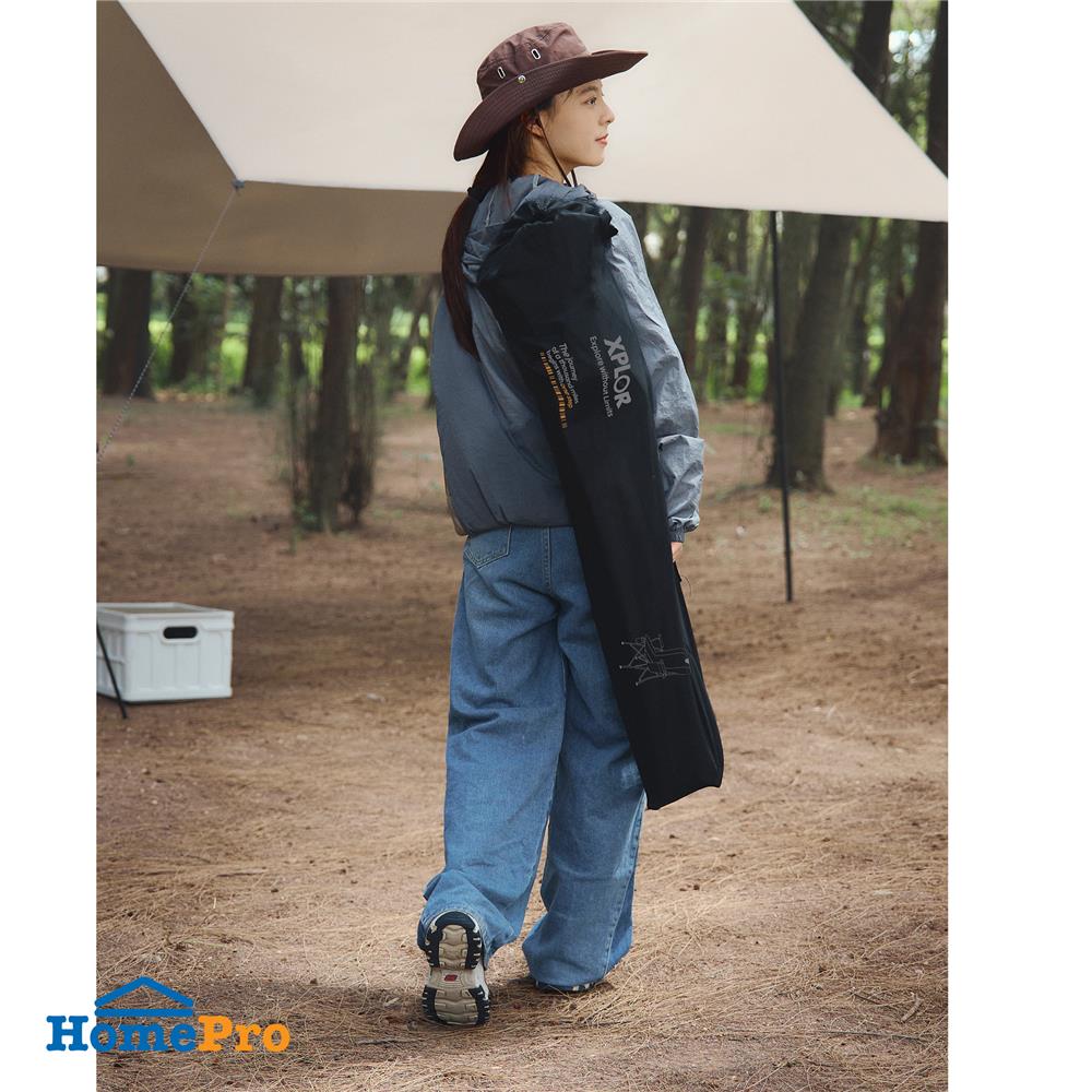 เก้าอี้แคมป์ปิ้ง SPRING XL XPLOR สีเทา