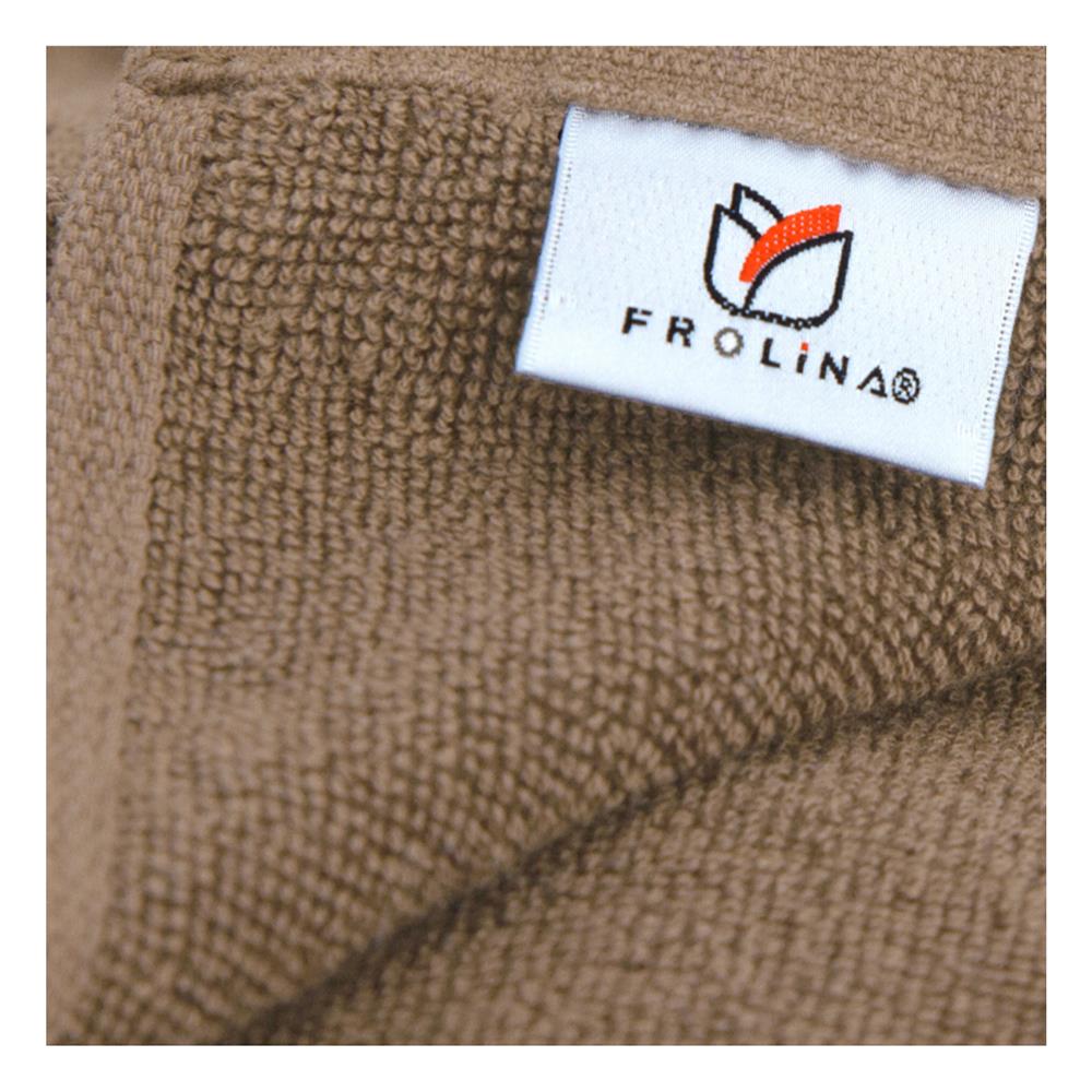 ผ้าขนหนู FROLINA GRACE 27x54 นิ้ว สี BROWN