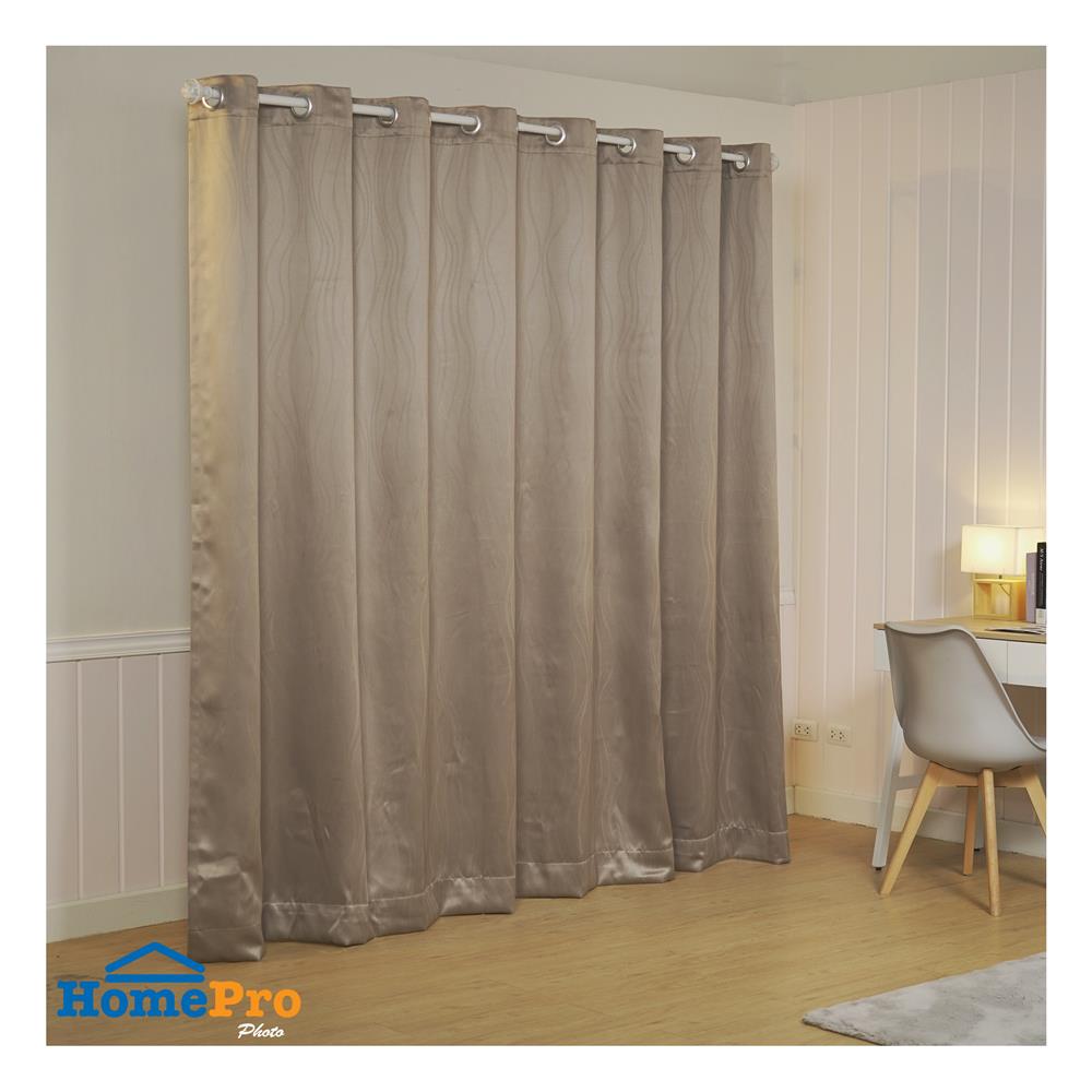 ผ้าม่าน EYELET HOME LIVING STYLE MEET UV 310X220 ซม. สีน้ำตาล