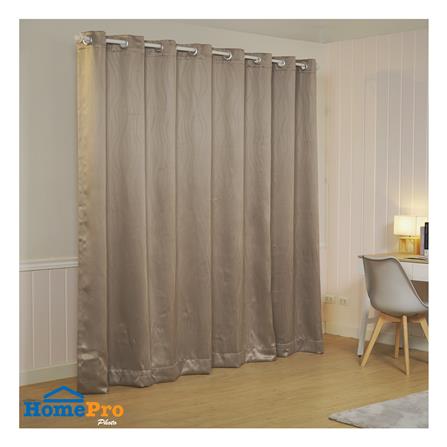 ผ้าม่าน EYELET HOME LIVING STYLE MEET UV 310X220 ซม. สีน้ำตาล_6