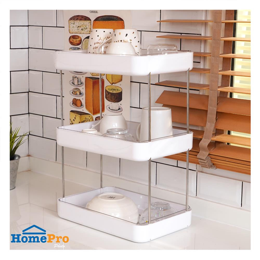 ชั้นวางของในครัว 3 ชั้น พร้อมถาดรองน้ำ KECH PURIFY