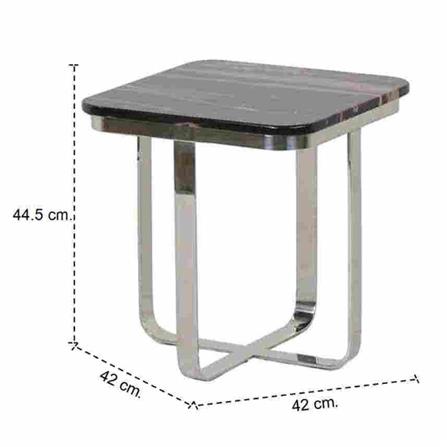 โต๊ะข้าง SB FURNITURE NELLA 19126073 42 ซม. สีดำ_2
