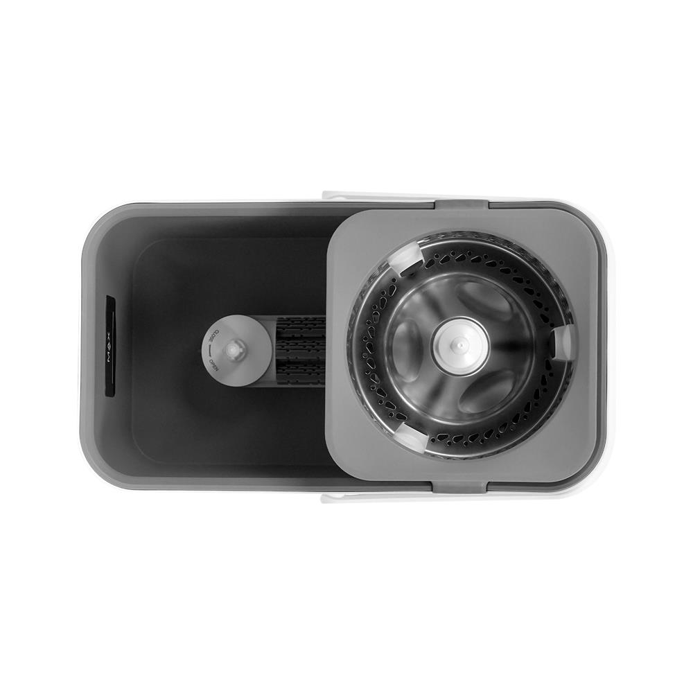 ชุดอุปกรณ์ถังปั่นพรีเมี่ยมพร้อมไม้ม็อบ ACCO A-NAMI สีเทา