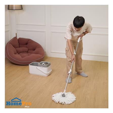 ชุดอุปกรณ์ถังปั่นพรีเมี่ยมพร้อมไม้ม็อบ ACCO A-NAMI สีเทา_9