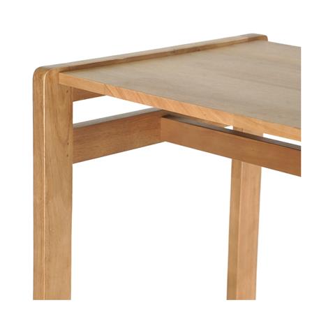 ราวแขวนผ้าไม้พร้อมชั้นวางของ 45 ซม. PLIM LIVARA สีมอคค่า_4