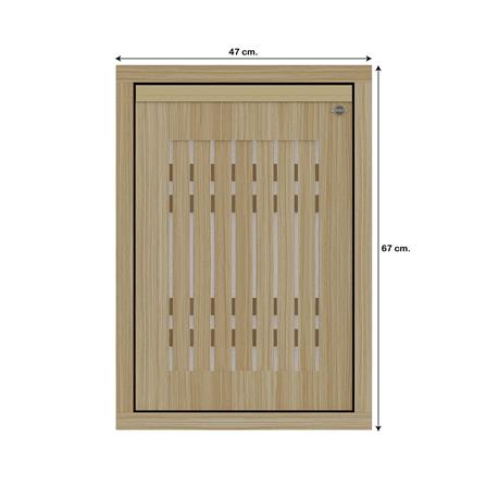 บานซิงค์เดี่ยวระแนง JUPITER JUVENTAS 47x67 ซม. สี WOODS_7