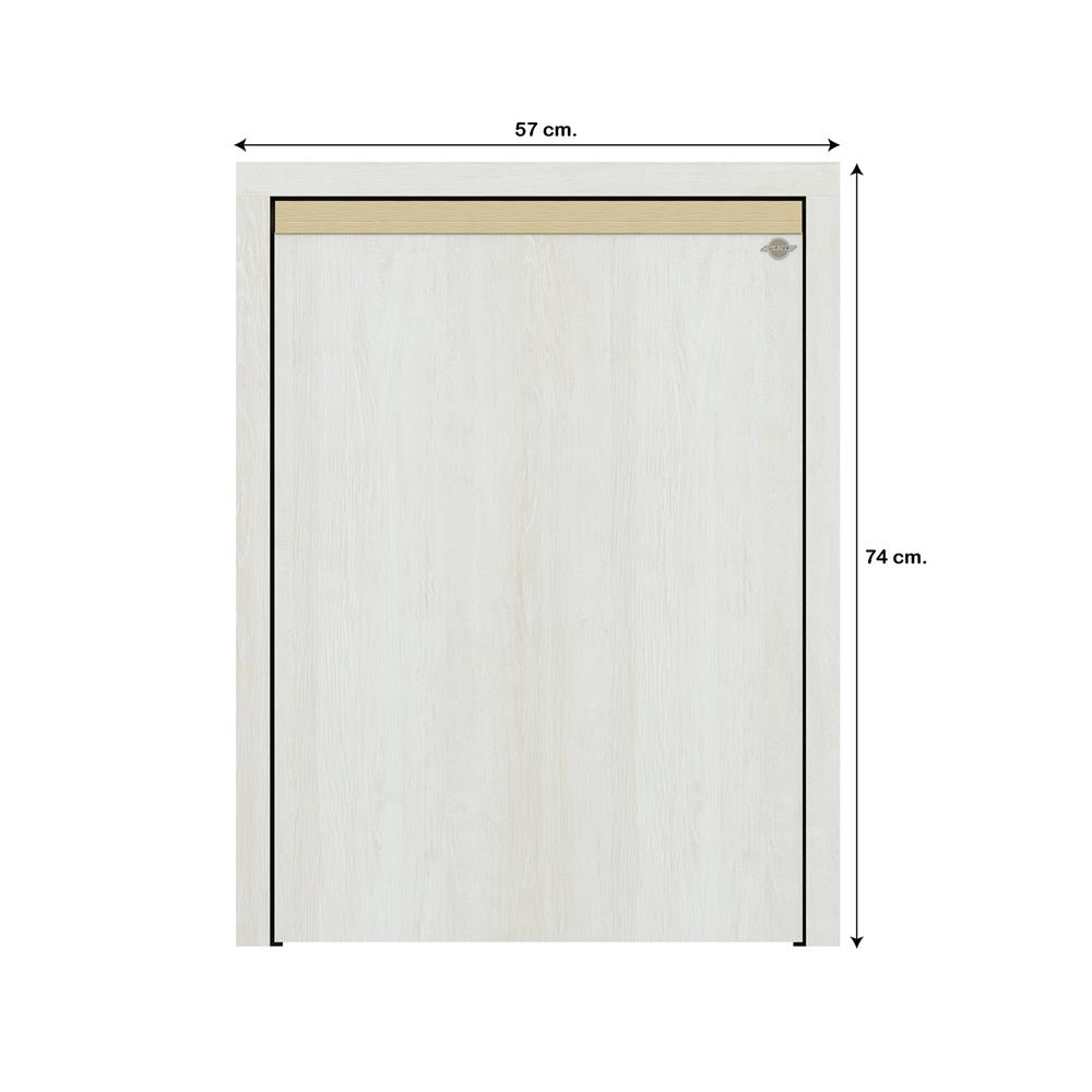 บานถังแก๊สเรียบ JUPITER JUVENTAS 57x74 ซม. สี SNOW WOOD